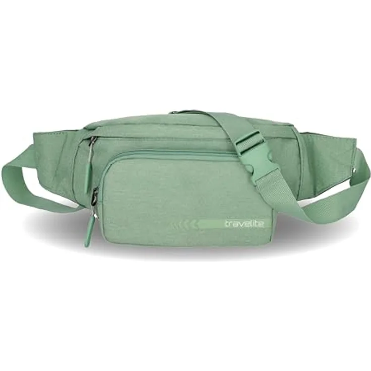 Travelite Kick Off Gürteltasche, 30 cm, salbei, 100% Polyester, kompakte Bauweise