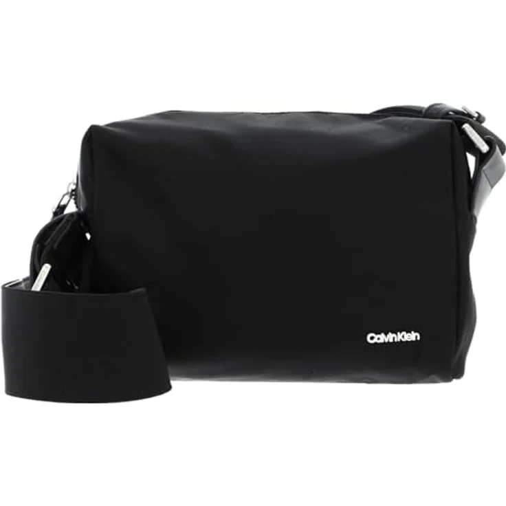 Calvin Klein Umhängetasche 20 cm, Schwarz, 100% Polyester, kompaktes Design, 20 cm x 7 cm x 15 cm – Bild 1