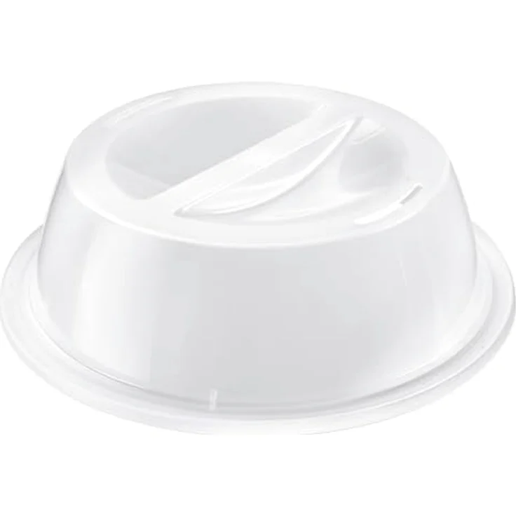 Westmark Teller-Abdeckhaube, Kunststoff, Ø 27,5 cm, Weiß, zum Auftauen und Erwärmen in der Mikrowelle, BPA-frei, Made in Germany – Bild 1