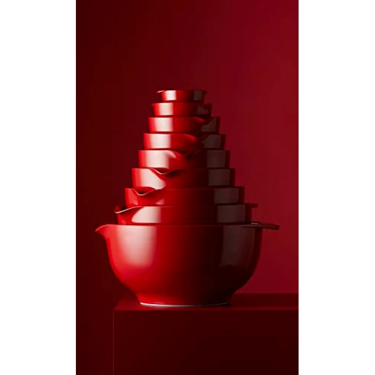 Rosti Margrethe Sieb, Küchensieb Kunststoff, Robuster Durchschlag, Spülmaschinengeeignet, 4 Liter, Rot – Bild 5