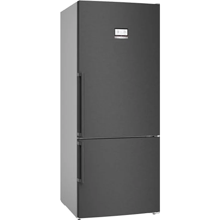 Bosch KGN76AXDR Serie 6 Kühl-Gefrier-Kombination in Edelstahl schwarz, NoFrost, VitaFresh XXL, LED Beleuchtung – Bild 1