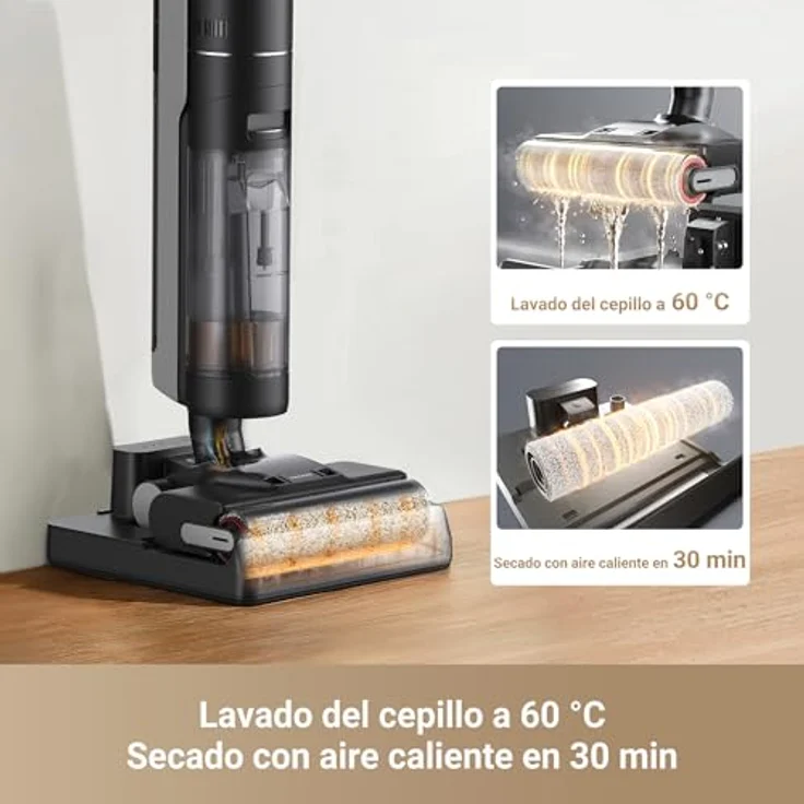 Dreame H12 Pro Ultra Nass- und Trockensauger, Selbstreinigung mit festem Schaber, 16 kPa Saugkraft, Doppel-Kantenreinigung, intell. Erkenn. & Anpass, blau – Bild 3