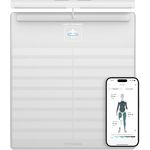 Withings Body Scan - WLAN-Personenwaage, Körperzusammensetzung analysieren, Muskelmasse, Wasseranteil, EKG, Weiß