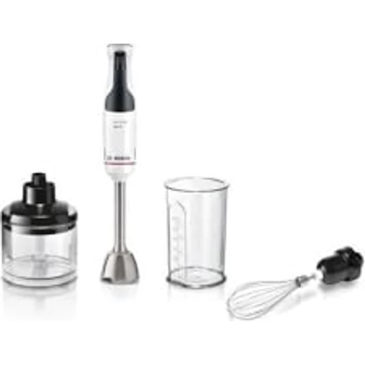 Bosch Mixeur Plongeant MSM4W221 600 W 4 Lamellen Mischschale Mini Hachoir Fouet Engrenage Céramique, mehrfarbig – Bild 1