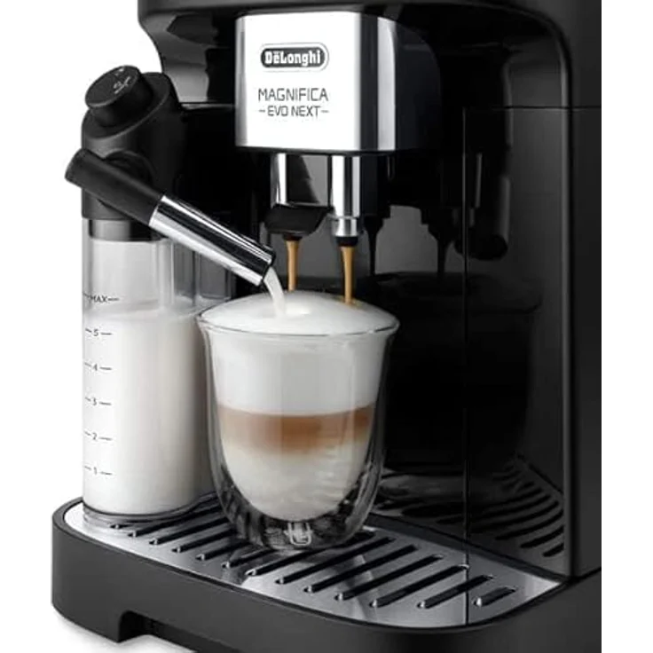 De'Longhi Kaffeevollautomat ECAM 310.60.B Magnifica EVO Next Kaffeevollautomat mit OneTouch-Funktion und LatteCrema Hot Technologie, schwarz – Bild 3