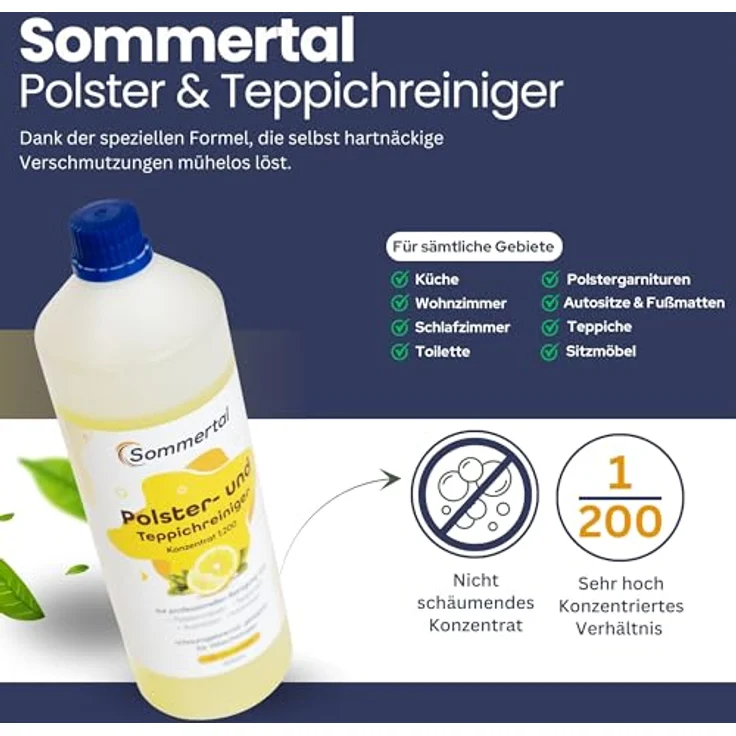 Albatros Waschsauger Hydro 7500 + 1 Liter Teppich-Polster Shampoo – Bild 5