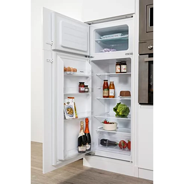 Respekta GKE144-11, Einbaukühlschrank mit 4*Gefrierfach, 144 cm, 183 L Nutzinhalt, Energieeffizienzklasse E, Schlepptür – Bild 5