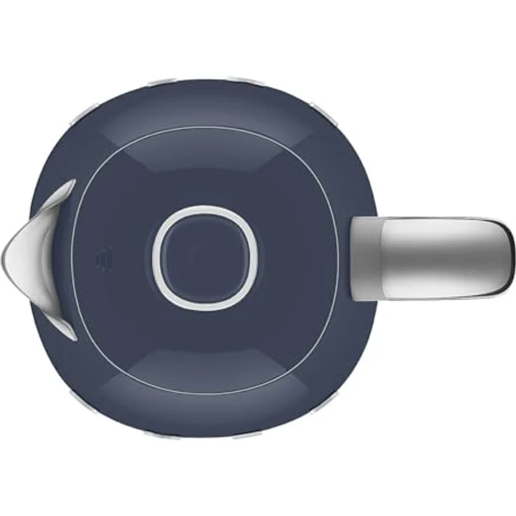 Smeg KLF03NBEU Wasserkocher, 1,7L, Edelstahl, herausnehmbarer Anti-Kalkfilter, automatische Abschaltung bei 100°C, rutschfeste Stellfüße, 2400W, Navy Blue – Bild 3
