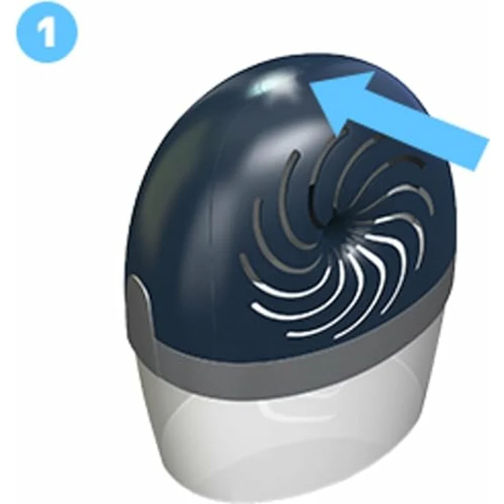 Rubson AERO 360° Nachfüllpackung, Feuchtigkeitsabsorbierer in Blau und Weiß, 4 Stück für 20 m² – Bild 3