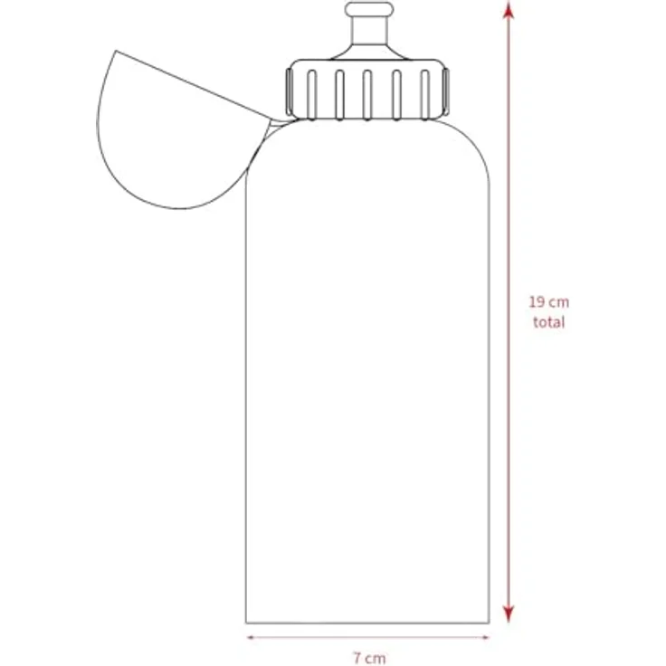 Lilo & Stitch Aluminium Trinkflasche, 500ml, robustes Design für unterwegs, ideal für Freizeit und Schule – Bild 3