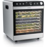Arendo Dörrautomat Edelstahl, Dehydrator mit 800W, 10 Etagen, Temperaturregelung 30-85°C, Timer 0,5-24 Std., für Obst, Fisch, Fleisch