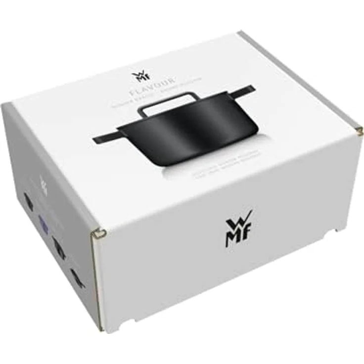 WMF Bräter Flavour, Ø 22 cm, Gusseisen, 4,3 Liter, schwarz, mit Deckel und Kondensationsnoppen – Bild 21