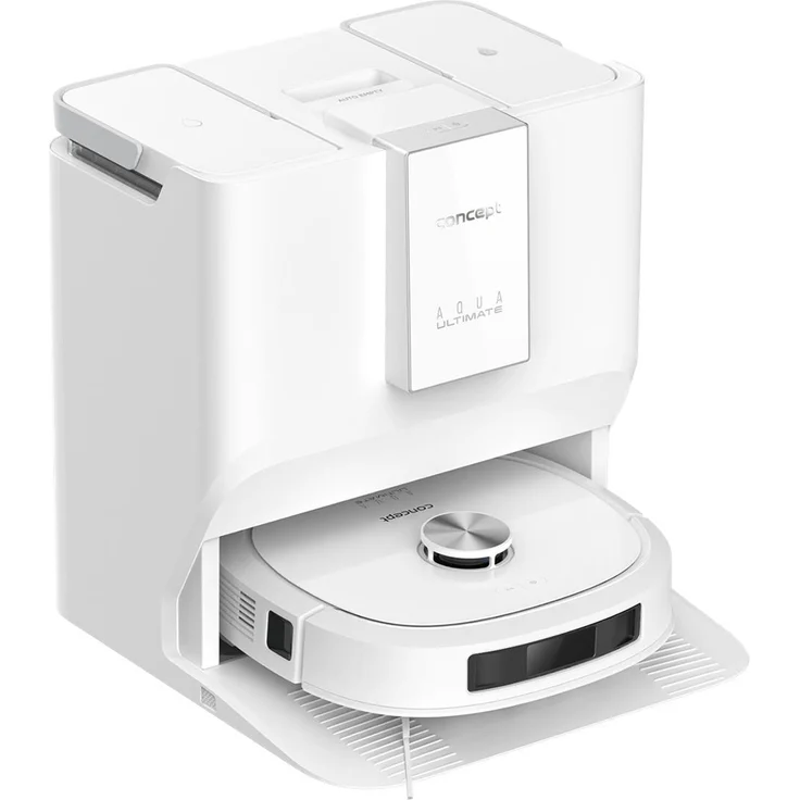 Concept VR4130, 2-in-1-Roboterstaubsauger und Bodenreiniger mit 15 kPa Saugkraft, 3D-Lasernavigation und selbstreinigender Dockingstation