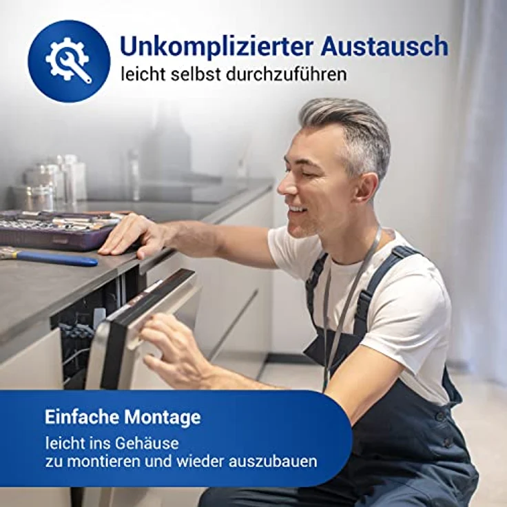 VIOKS Dichtung Spülmaschine 550mm Ersatz für Whirlpool 481246668912 Geschirrspüler Türdichtung - Gummi Dichtlippe Ignis Bauknecht Spülmaschine – Bild 3
