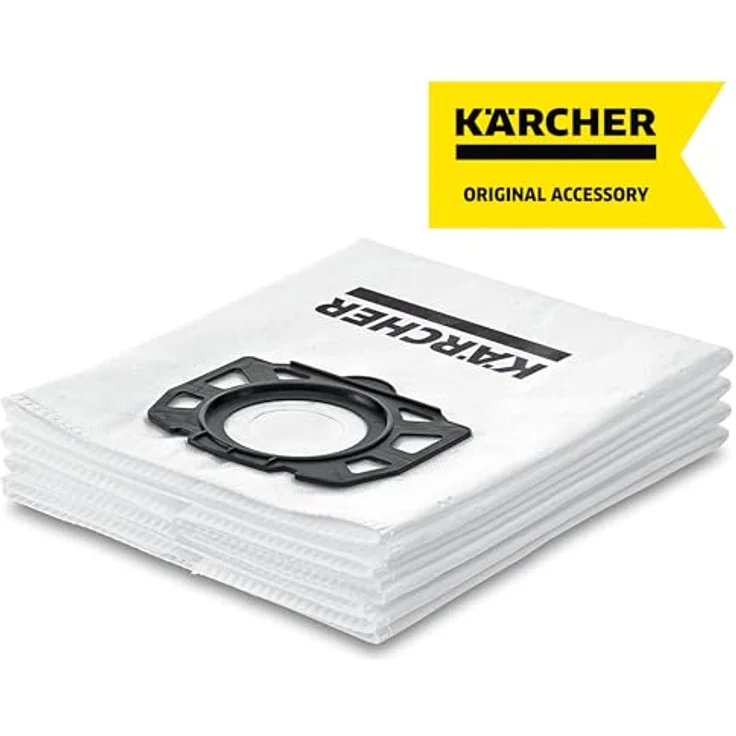 Kärcher Vliesfilterbeutel KFI 487, dreilagig, reißfest, für Mehrzwecksauger WD 4 bis WD 6 und MV 4 bis MV 6 – Bild 6