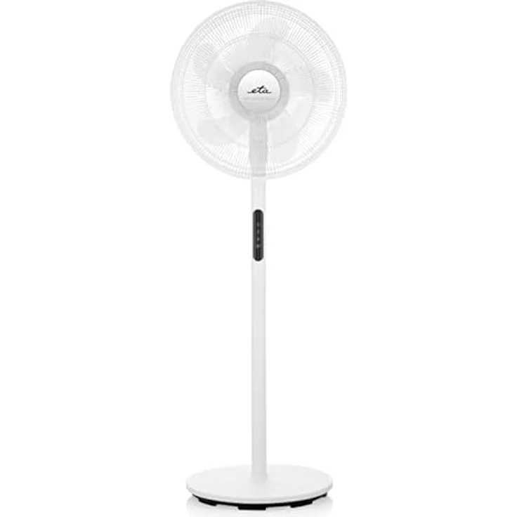 ETA Standventilator Breezo I 45 cm mit Oszillation, 4 Geschwindigkeiten, Fernbedienung, 60 W, leise 62 dB, 5 Lüfterblätter, 230 V – Bild 1