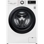 LG F4WV310SB, Frontlader-Waschmaschine, B, Fassungsvermögen 10,5 kg, Standgerät, Breite 60 cm