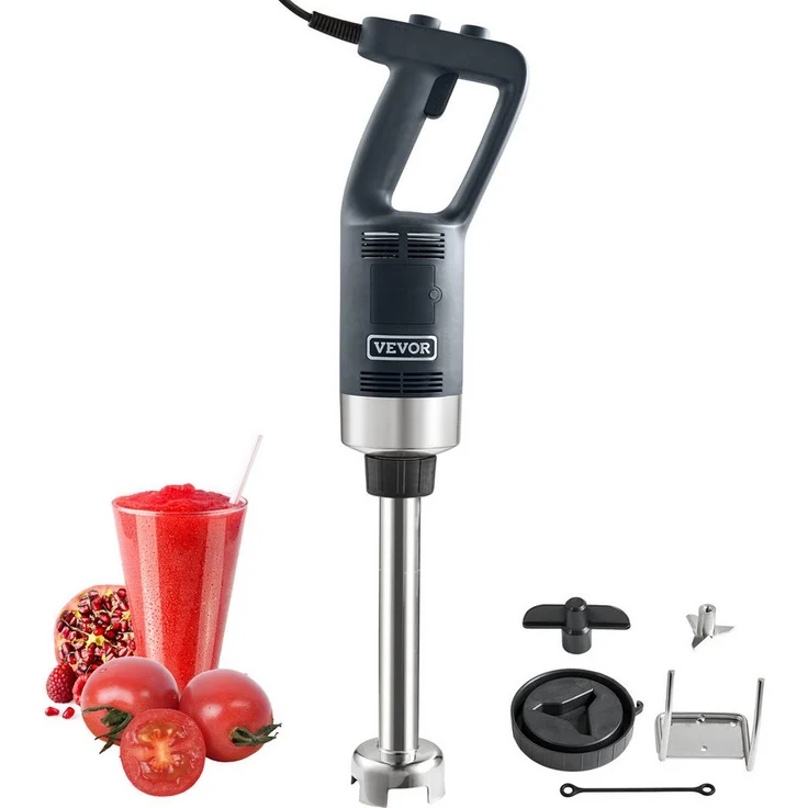 VEVOR Stabmixer 750W Hochleistungs-Pürierstab Einstellbare Edelstahl 660 mm Abnehmbare, lebensmittelechte Klingen, wandmontierbar – Bild 1