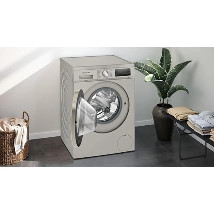 SIEMENS WU14UTS8, iQ500 Unterbau-Waschmaschine 9 kg, Antiflecken-System, smartFinish, speedPack L, waterPerfect Plus, Nachlegefunktion, Silber-Inox – Bild 5