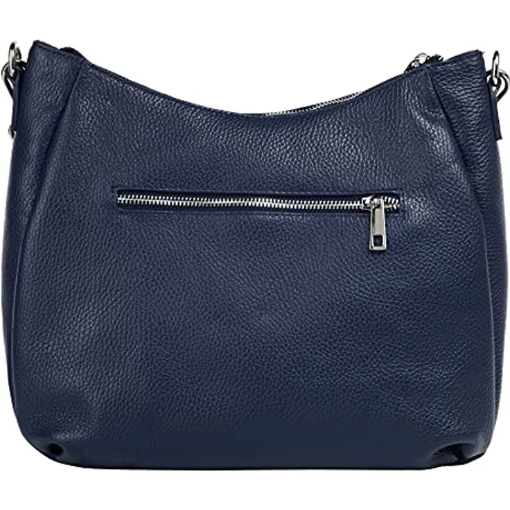 Samantha Look Umhängetasche, echt Leder, Made in Italy, mattes Finish, 7 Zoll Smartphonefach, braun – Bild 4