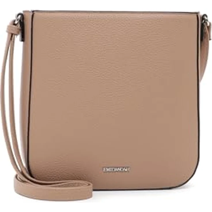 Emily & Noah E&N Ella Umhängetasche, beige, 23 x 7 x 24 cm, 40% Polyester, 60% Polyurethan – Bild 1