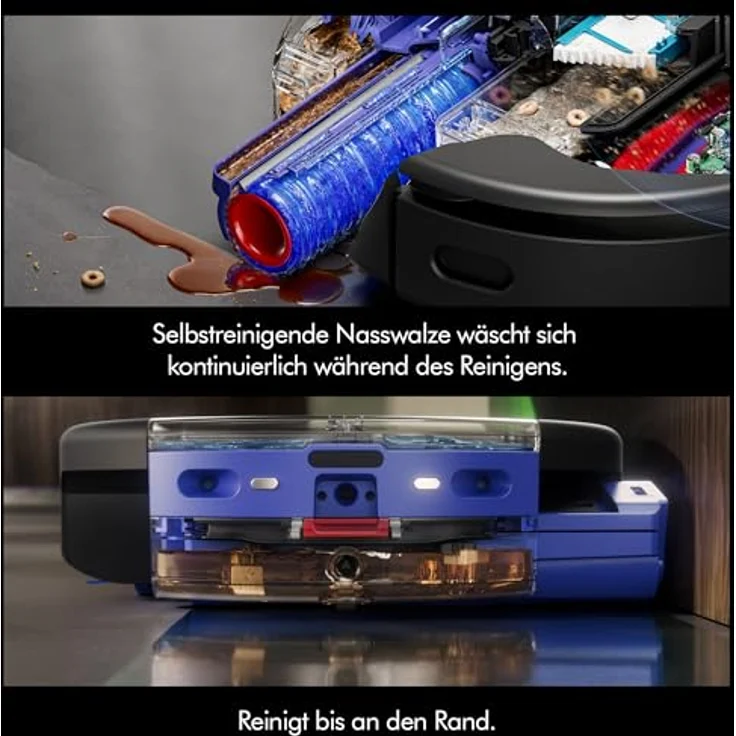 Dyson Saugroboter spot+scrub Ai, beutellos, 18.000 Pa Saugkraft, intelligente KI-Navigation und Nassreinigung – Bild 7