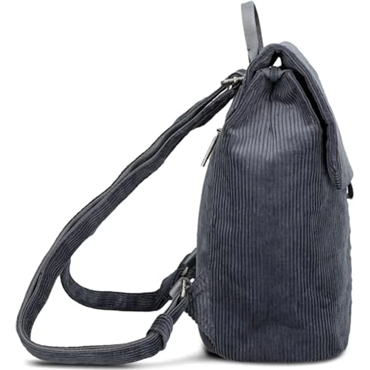 Zwei Mademoiselle.M City Rucksack, 29 cm, grau, aus 100% Polyurethan, kompakt und leicht – Bild 6