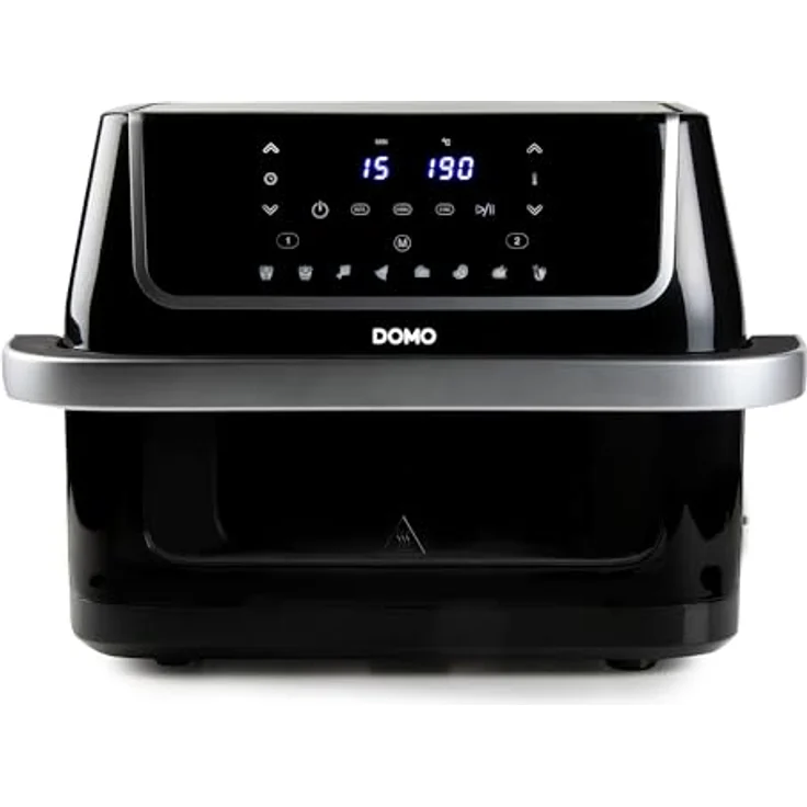 Domo DO544FR Deli-fryer/Heißluftfritteuse 'family edition' - mit Trennwand - 10 L - 1800 W, Weiß – Bild 5