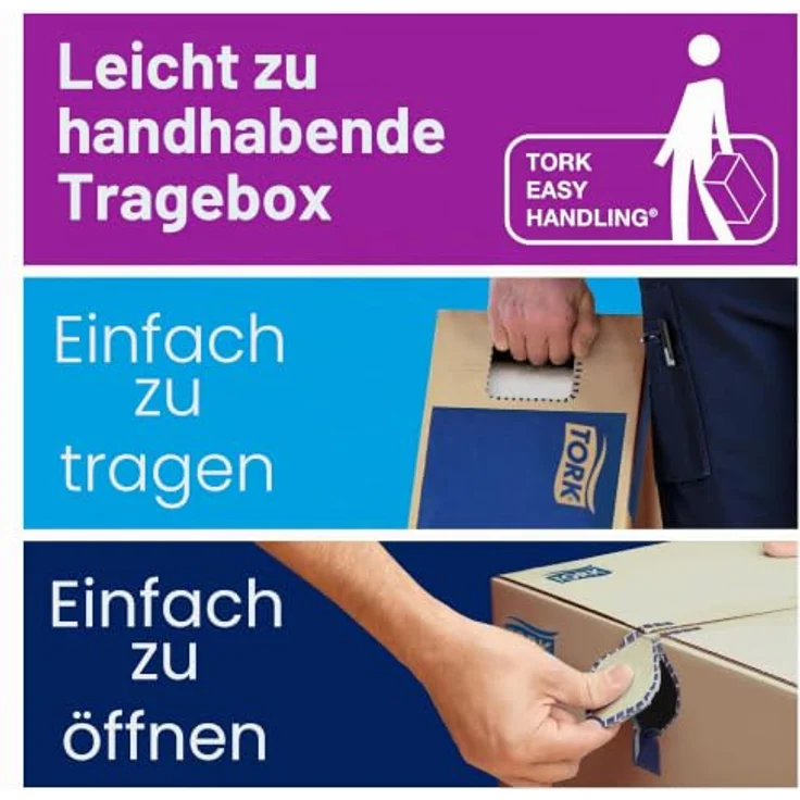 Tork Wischtücher Advanced 415 Mini 1-lagig 21,5cmx120m unperforiert we – Bild 7