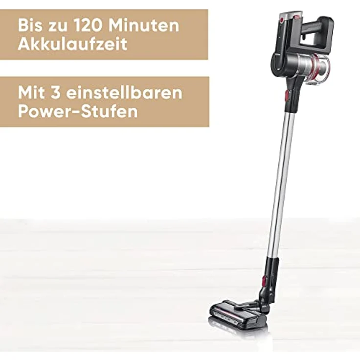 Severin HV 7168 S'Power Handstaubsauger, 30 min Akkubetrieb, inkl. Wechselakku – Bild 2