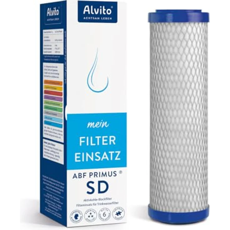 TWaLa Wasserfilter VARIO-TWL Untertisch Wasserhahn inkl. Alvito Primus SD 0,45 µm Filter, elegant verchromt – Bild 2