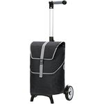 Andersen Shopper Unus Fun Alu mit Rad Ø 17 cm und 36 Liter Tasche Mikkel mit Kühlfach schwarz