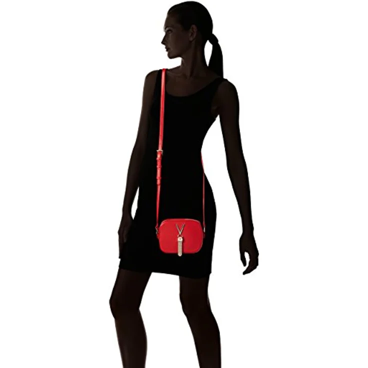 Valentino Bags Divina Tascapane 09G, Damen Umhängetasche, rot für jeden Anlass – Bild 2