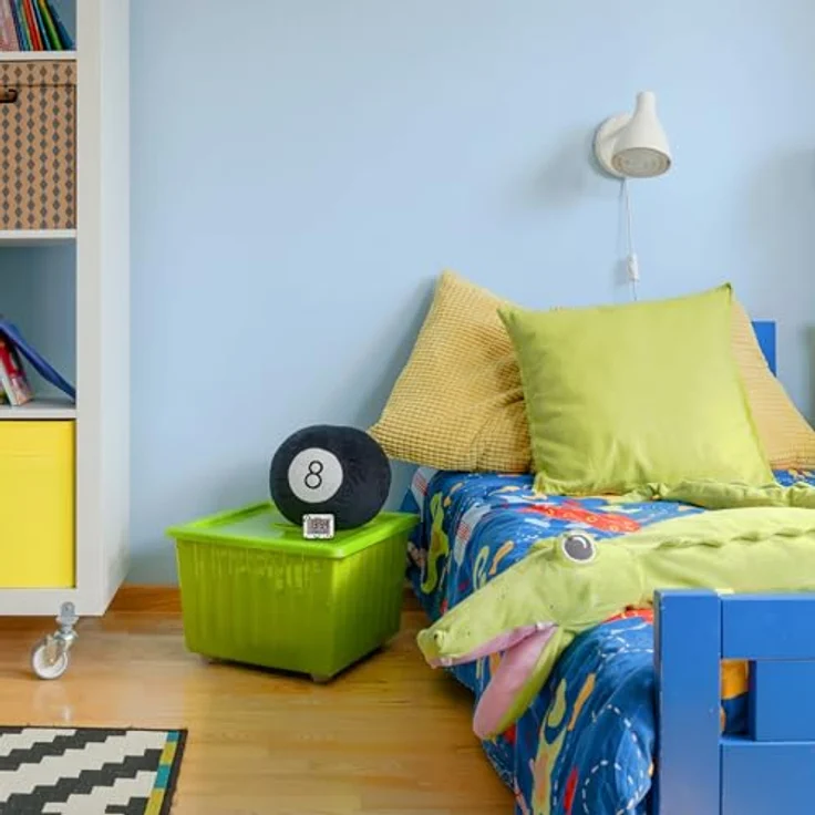 TFA Dostmann Kinder Wecker digital Rocket, 60.2044.42, Weckalarm mit Temperatursensor, für Kinderzimmer, Quarzuhr, laut, klein – Bild 5