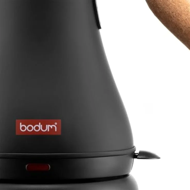 Bodum 11883-259EURO MELIOR Gooseneck Wasserkocher, 0.8 l, 1000 W, Edelstahl, Schwarz matt – Bild 6