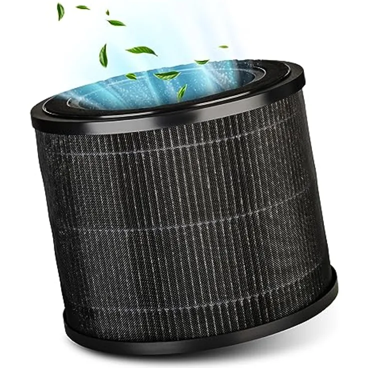 GRUNDIG Luftreiniger Allergiker Air Purifier - Extra leise - Filtert 99,9% Staub/Pollen/Viren - Aktivkohlefilter - 49m2 (Ersatzfilter)