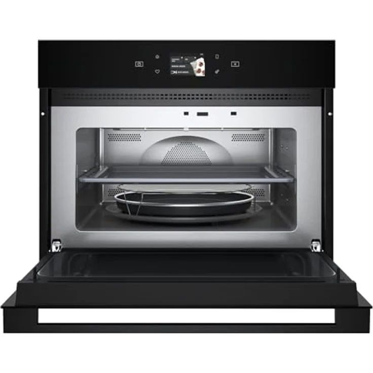 Bauknecht BMP9O7TK Einbau-Mikrowelle mit Grill und Heißluft, 40 l Garraum, schwarzes Glas, 31 Funktionen, 3D-System, 3.5“ TFT Touchdisplay – Bild 4
