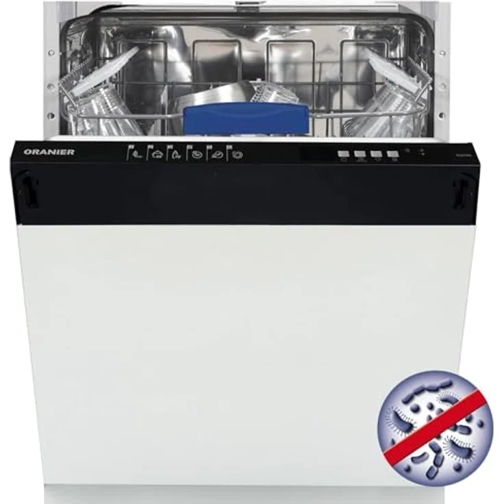Oranier GSV545, Vollintegrierbarer Einbaugeschirrspüler, 45 cm für 10 Maßgedecke, mit 6 Spülprogrammen und Edelstahl-Innenbehälter – Bild 2