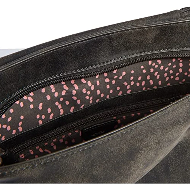 Fritzi aus Preußen Fritzi31N, Handtasche mit mehreren Fächern und Schultergurt, Schwarz – Bild 3