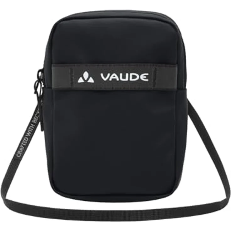 Vaude Kataja, Umhängetasche, Schwarz, praktische Taschen, verstellbarer Umhängeriemen, robustes Polyurethan – Bild 4