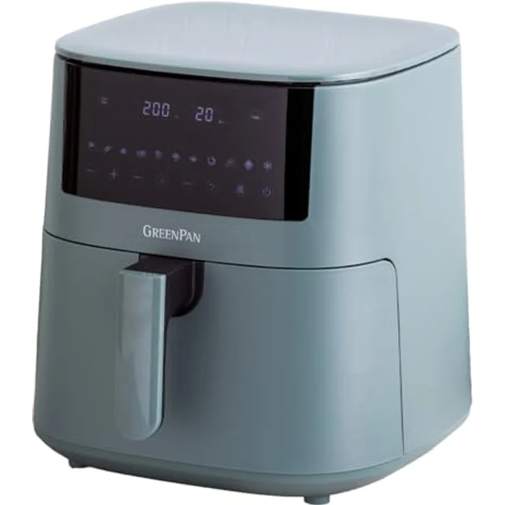 GreenPan Bistro Heißluftfritteuse XL, 7.2L, 1650 Watt, LED-Touchscreen, Antihaft-Korb – Bild 1