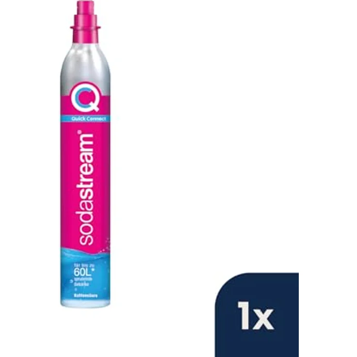 SodaStream DUO Quick Connect Reservezylinder, passend für SodaStream DUO, 60L – Bild 3