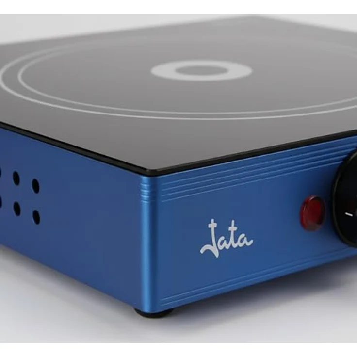 JATA Induktionskochplatte V140, Arbeitsplatte Keramik, Vitrotek, 1 Zone(n), schwarz, blau – Bild 7