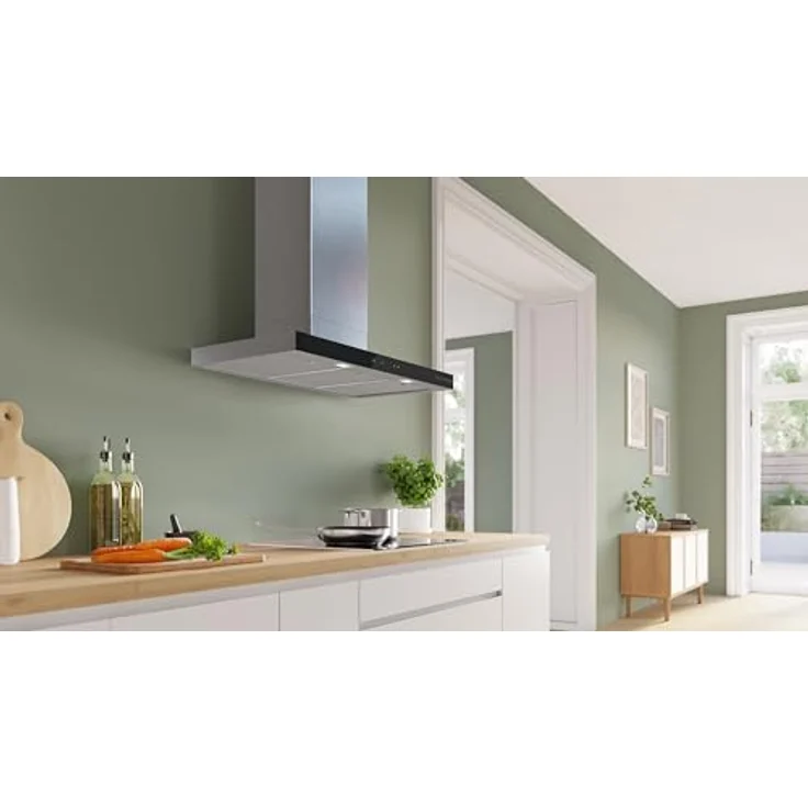 Bosch DWB97DN30, Serie 6 Wandesse, 90 cm, Metall-Optik, Eco Silence Drive, WiFi-fähig, dimmbare LED-Beleuchtung, A++ – Bild 3