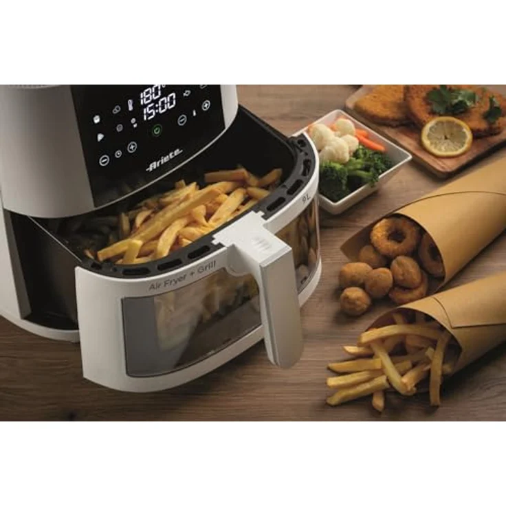 Ariete Heißluftfritteuse 4630W, 1500 W, Gourmet-Reise mit 8 voreingestellten Programmen, Schwarz – Bild 7