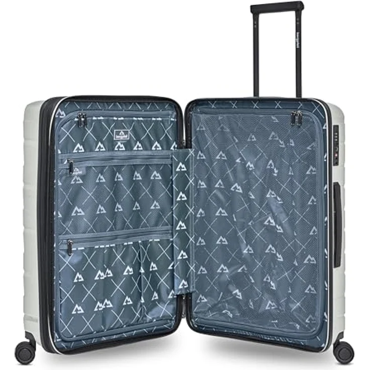 Bergpfeil Koffer-Set 3-teilig | Hochwertiges Polypropylen-Material | Dehnfalte & TSA-Schloss | Doppelrollen (Travel) – Bild 5