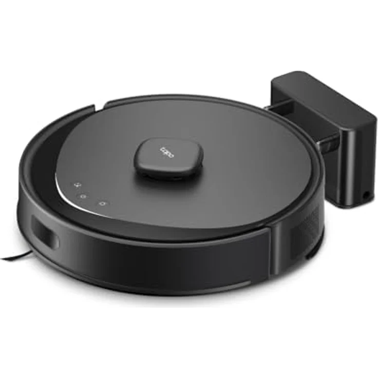 TP-Link Tapo RV30 Max, Beutelloser Saugroboter mit 5300 Pa Saugkraft, Wischfunktion, Schwarz – Bild 2