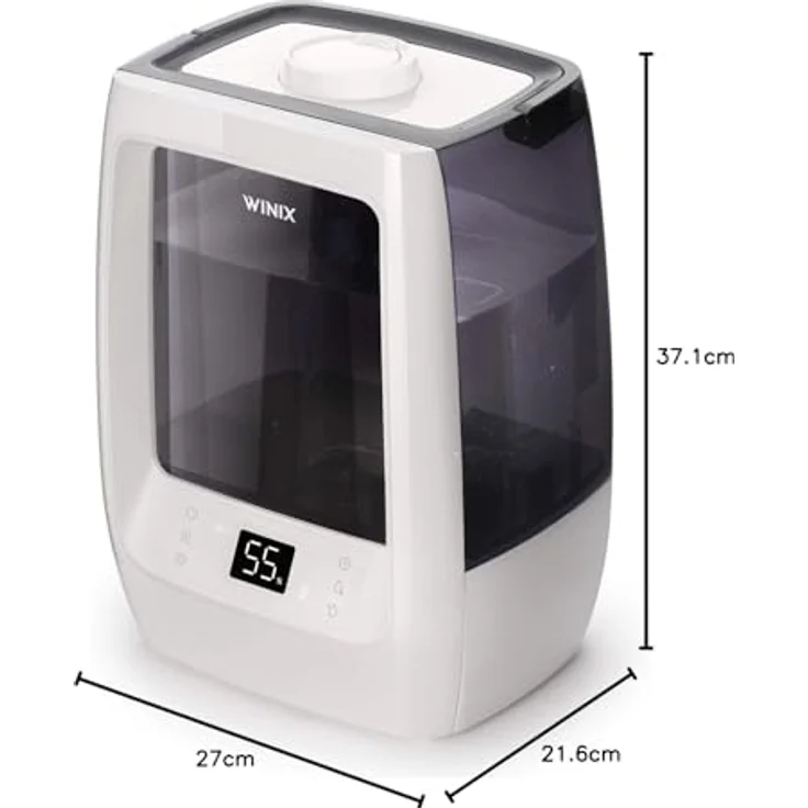 Winix L 500 Luftbefeuchter Weiß, UV-V Licht (90 Watt, Raumgröße: 50 m²) (1052-0001-02) – Bild 11