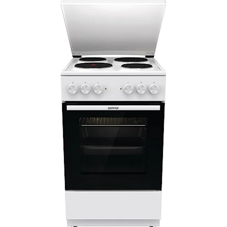 Gorenje GE5A23WH Standherd,  74 Liter, PerfectGrill, Pizza Mode 300°C, AquaClean, Made in Europe, weiß – Bild 1