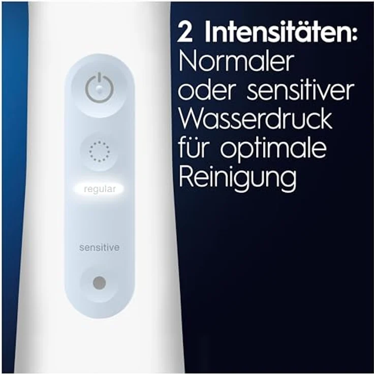 Oral-B AquaCare 4 Munddusche mit Oxyjet-Technologie, 2 Aufsteckdüsen, weiß – Bild 5